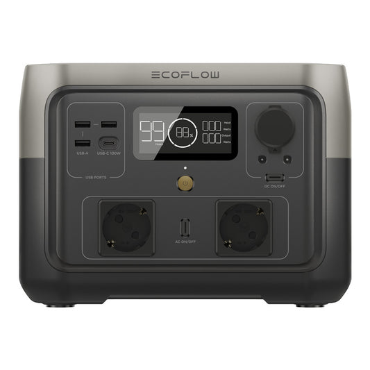 Bundle: Power station EcoFlow River 2 Max + portable solar panel 160W