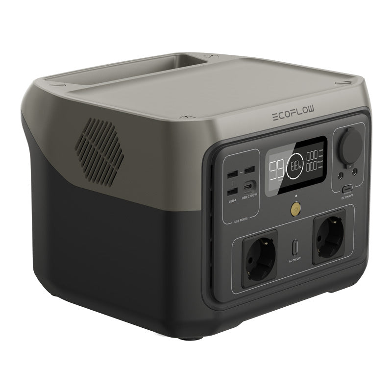 Bundle: Power station EcoFlow River 2 Max + portable solar panel 160W