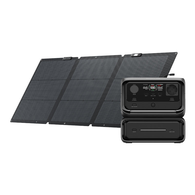 Bundle: Power station EcoFlow River 3 Max + portable solar panel 160W