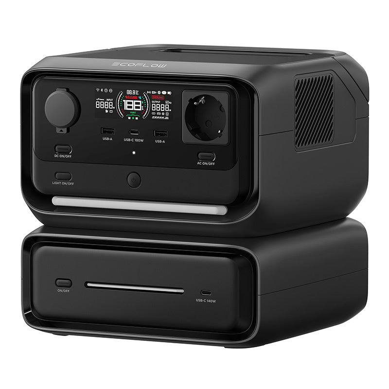 Bundle: Power station EcoFlow River 3 Max + portable solar panel 160W