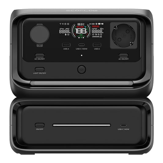Bundle: Power station EcoFlow River 3 Max + portable solar panel 160W