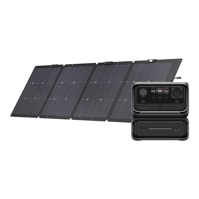Bundle: Power station EcoFlow River 3 Max + portable solar panel 220W