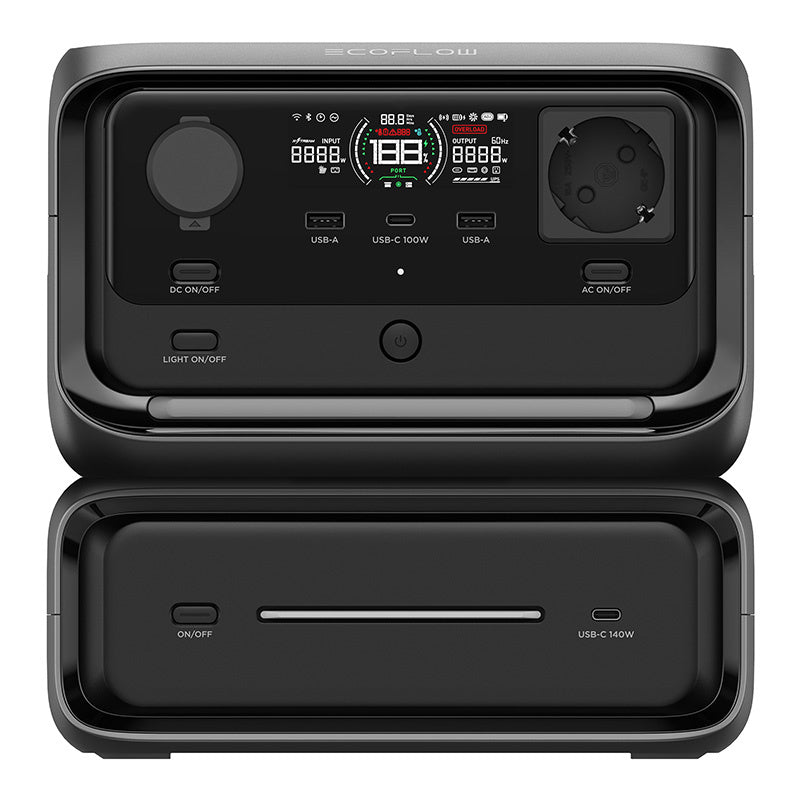Bundle: Power station EcoFlow River 3 Max + portable solar panel 220W