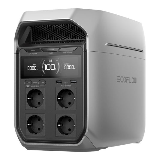 Bundle: Power station EcoFlow Delta 3 Plus + portable solar panel 400W