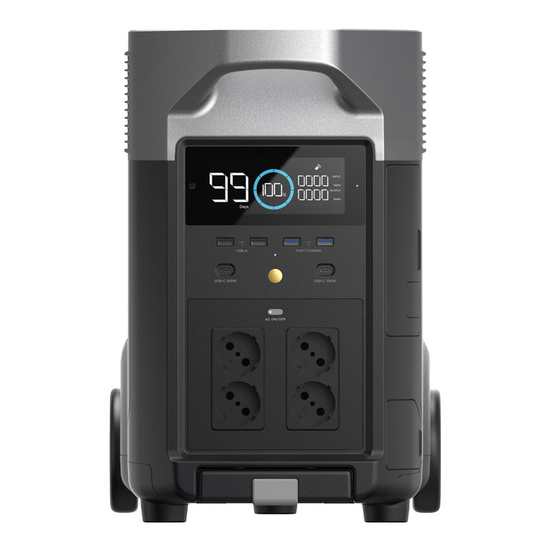 Bundle: Power station EcoFlow Delta Pro + 2x portable solar panel 400W