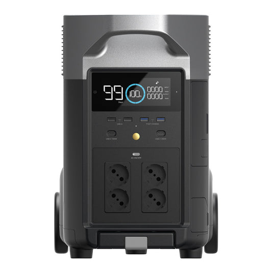 Bundle: Power station EcoFlow Delta Pro + 2x portable solar panel 400W
