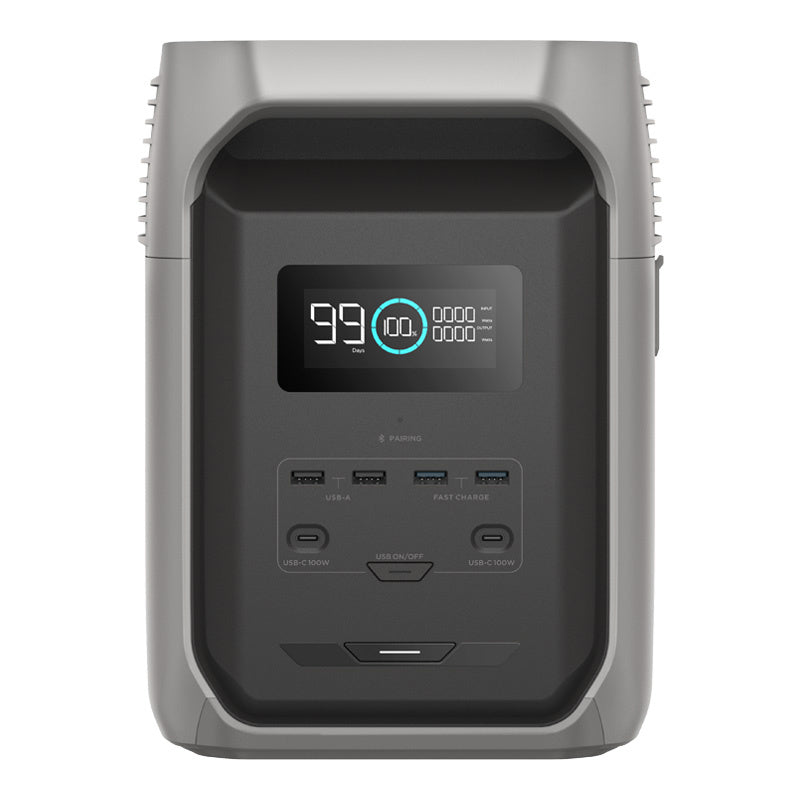 Bundle: Power station EcoFlow Delta 3 1500 + portable solar panel 400W
