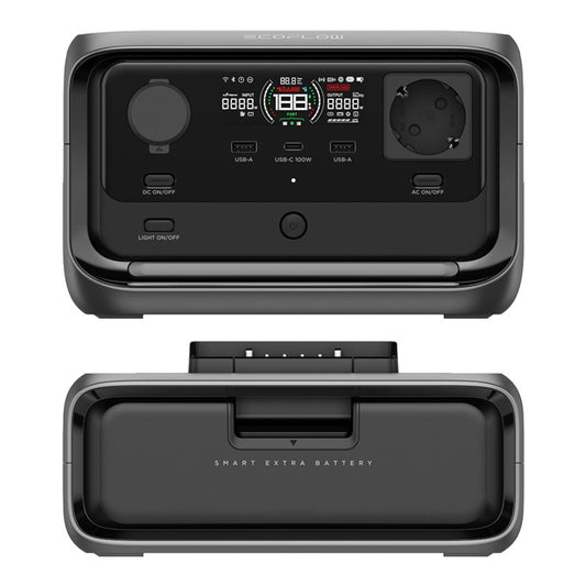 Bundle: Power station EcoFlow River 3 Plus + extra battery 286Wh