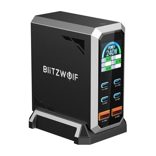 Blitzwolf BW-S31 network charger 2xUSB-A, 4xUSB-C, PD, 240W