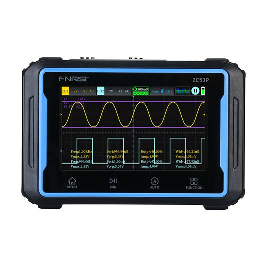 FNIRSI 2C53P 3in1 portable tablet oscilloscope 4,3"