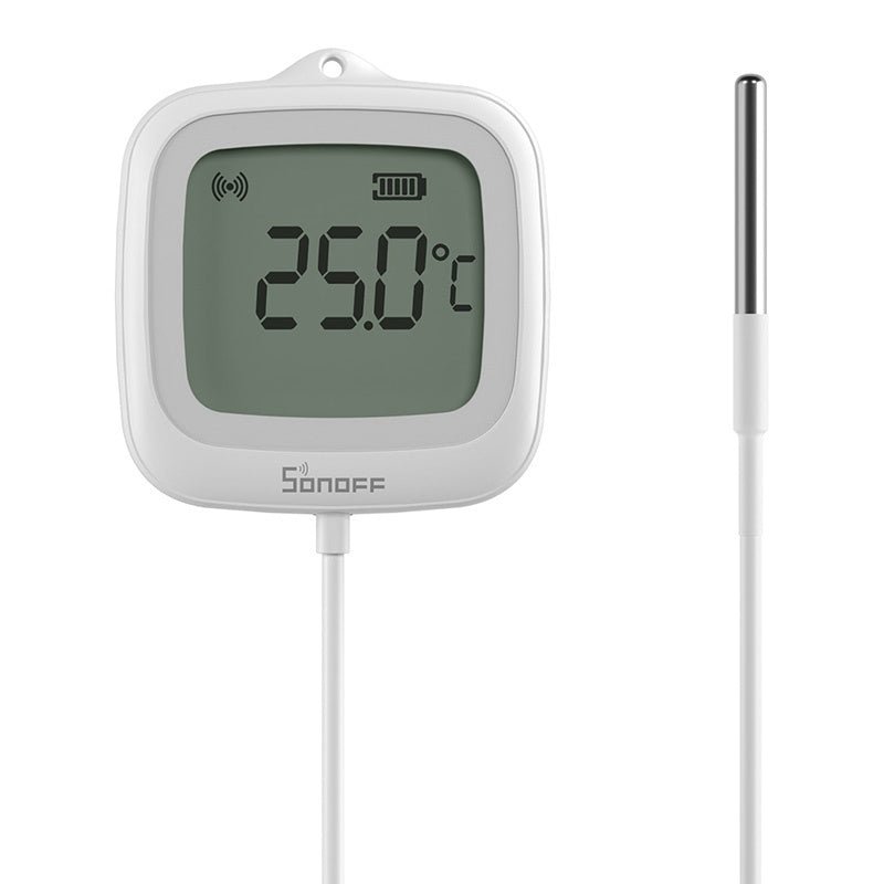 Smart Temperature Sensor ZigBee LCD Sonoff SNZB-02LD (with probe)