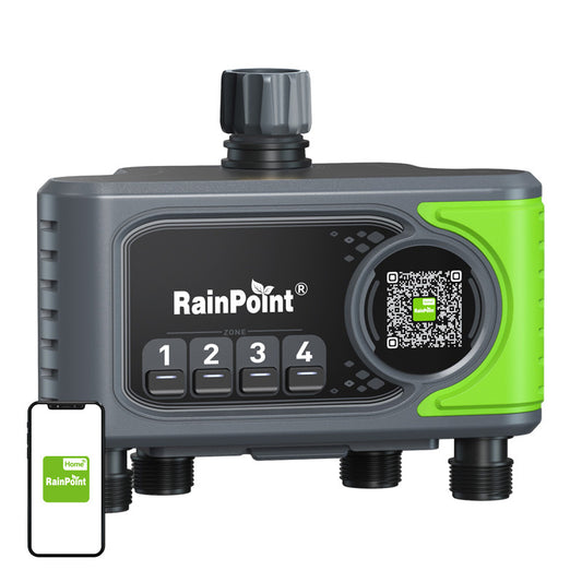 4- Zone Wifi Hose Timer wih Gateway RainPoint WiFi