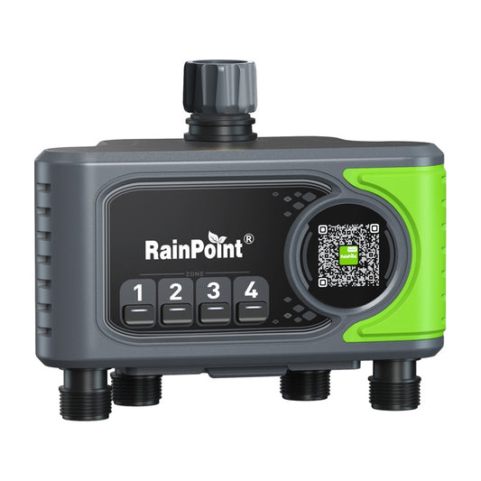 4-  Zone Wifi Hose Timer wih Gateway RainPoint WiFi