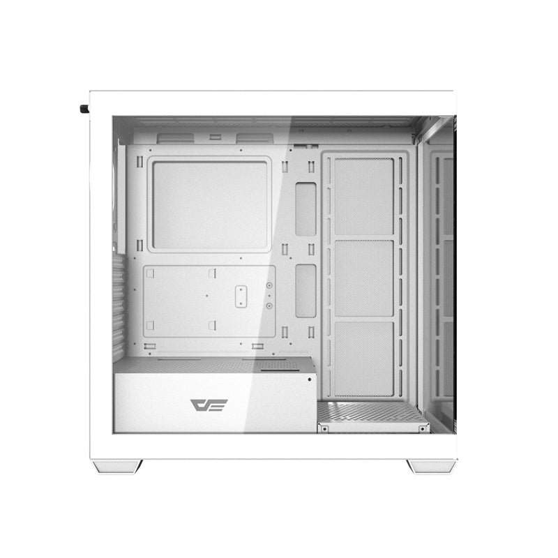 Darkflash DS900W computer case without fans (White)