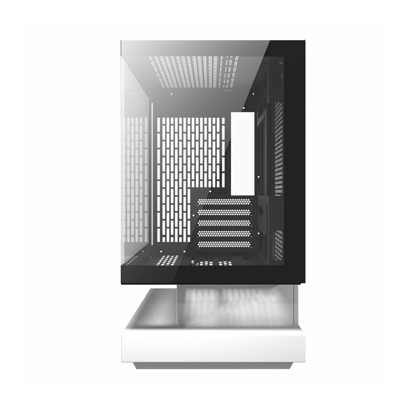 DarkFlash Computer Case F1 White with 6 ARGB fans