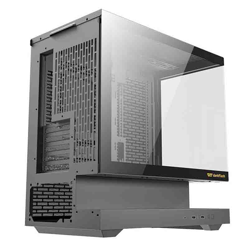 DarkFlash Computer Case F1 Black with 6 ARGB fans