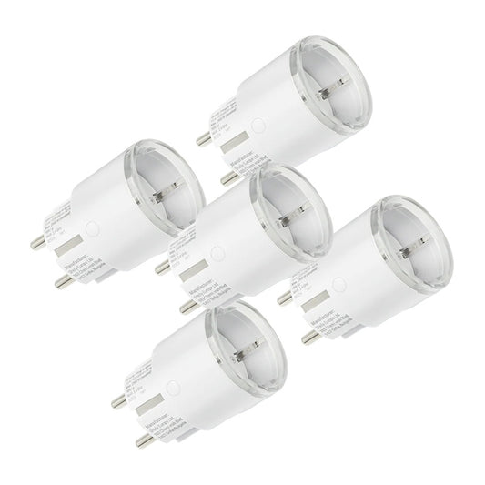Set of 5 Shelly Plug S MTR Gen3 Smart Outlet (Black)
