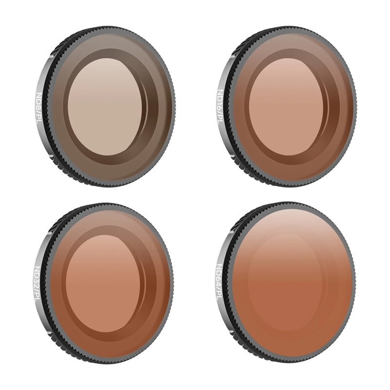 Lens Filter Set – Sunnylife 4pcs ND8/PL + ND16/PL + ND32/PL + ND64/PL for Osmo Nano