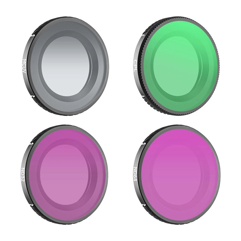 Lens Filter Set – Sunnylife 4pcs MCUV + CPL + ND32 + ND64 for Osmo Nano