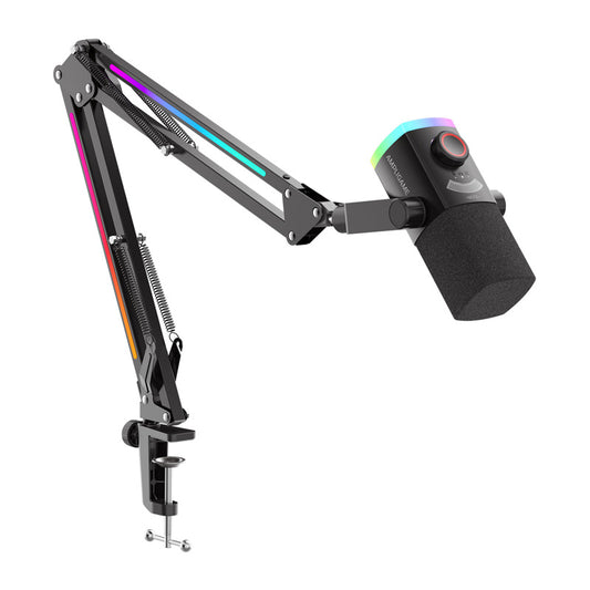 Fifine Dynamic microphone AM8proT with boom arm (black)
