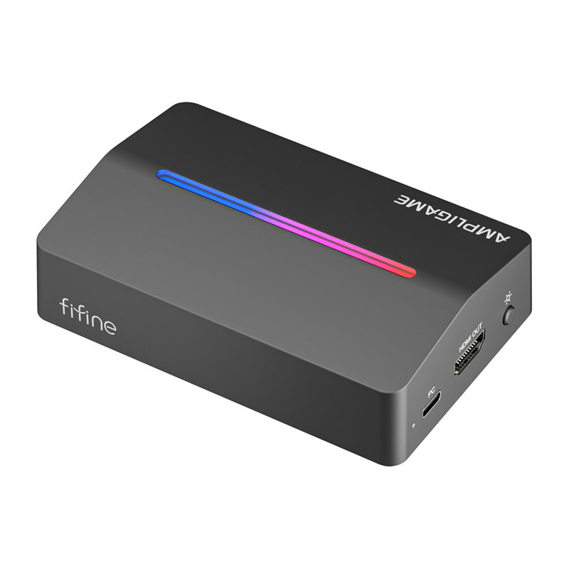 Fifine Capture Card V3, HDMI to USB-A (black)