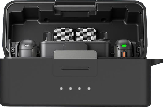 PULUZ Silicone Charging Case Cover for DJI Mic 3 (Black)