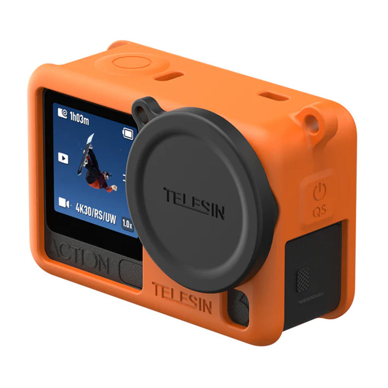 Telesin Silicone Protective Case for DJI Osmo Action 6 (Orange)