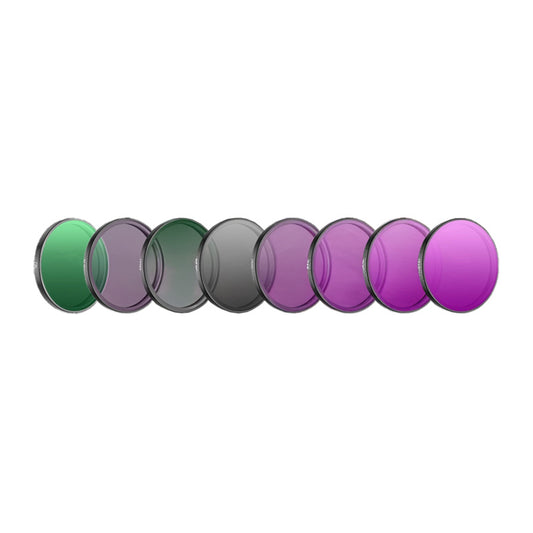Filter set for DJI Action 6 (CPL/MCUV/ND8/16/32/64/Light Pollution LPR/Black Mist 1/4)