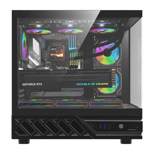 DarkFlash Computer Case DS950 Black (No Fans)