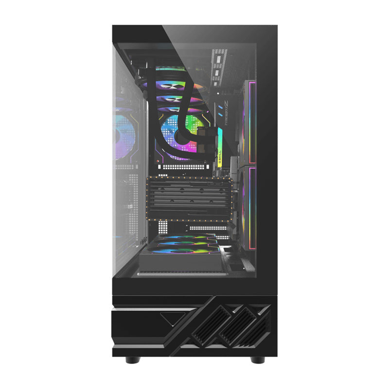 DarkFlash Computer Case DS950 Black (+6 Fans)