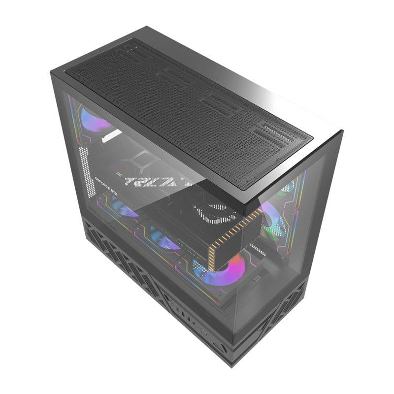 DarkFlash Computer Case DS950 Black (+6 Fans)
