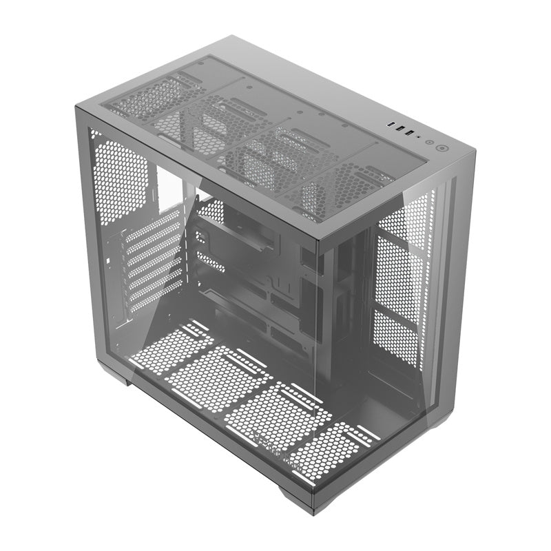 DarkFlash Computer Case C280 Black (+7 Fans)