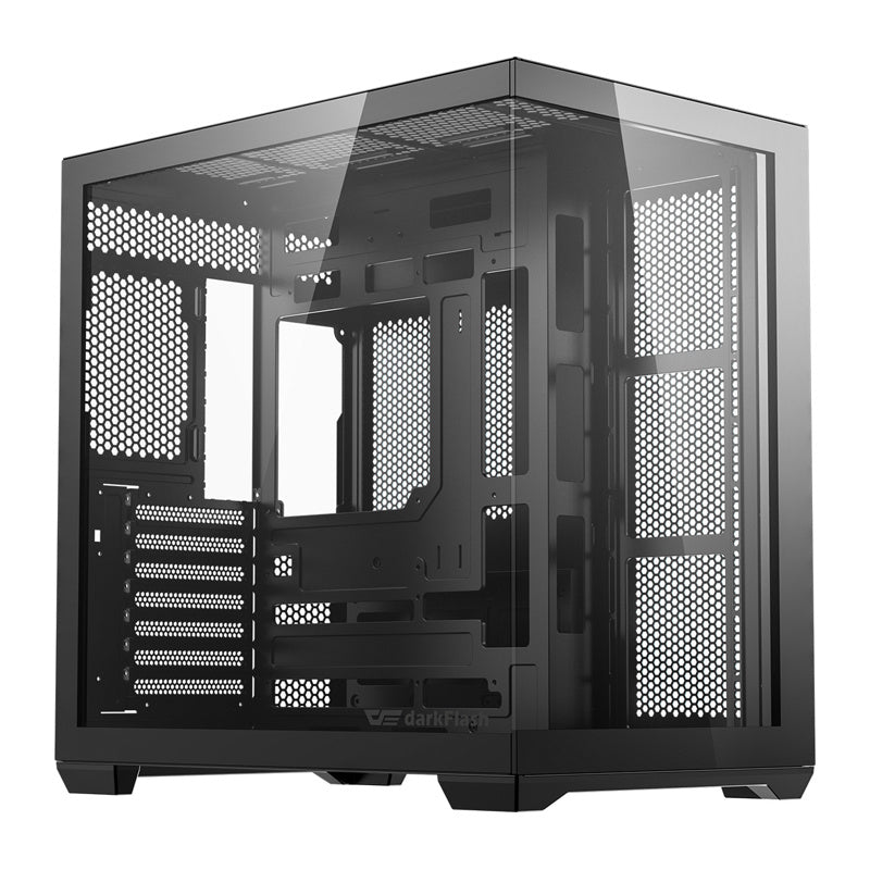 DarkFlash Computer Case C280 Black (+7 Fans)