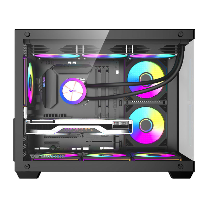 DarkFlash Computer Case B275 Black PRO (+6 Fans)