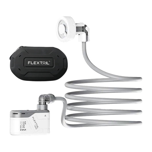 Flextail Max Shower with storage box (white)