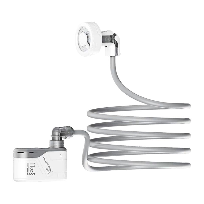 Flextail  Max Shower with storage box (white)
