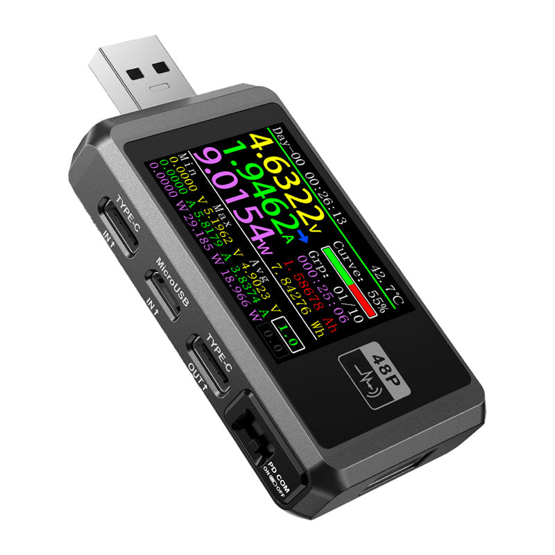 FNIRSI USB Tester FNB48P Black