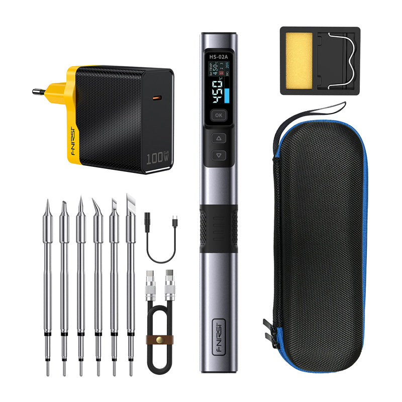 FNIRSI 100W Smart Soldering Iron HS-02A F