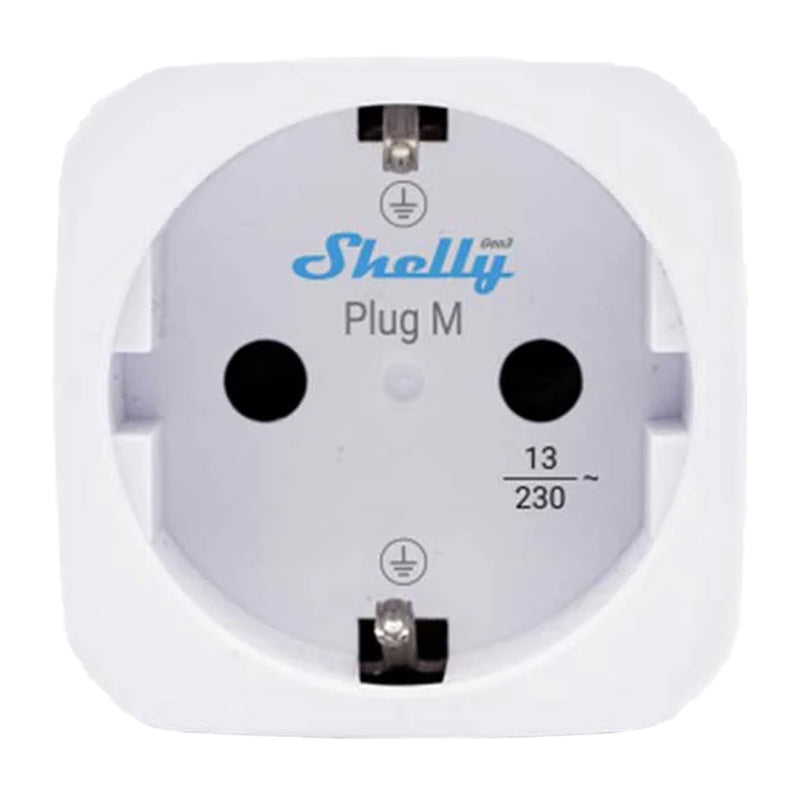 Smart Plug 13A Shelly Plug M Gen3 Matter white