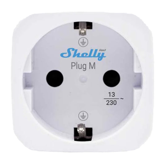Smart Plug 13A Shelly Plug M Gen3 Matter white
