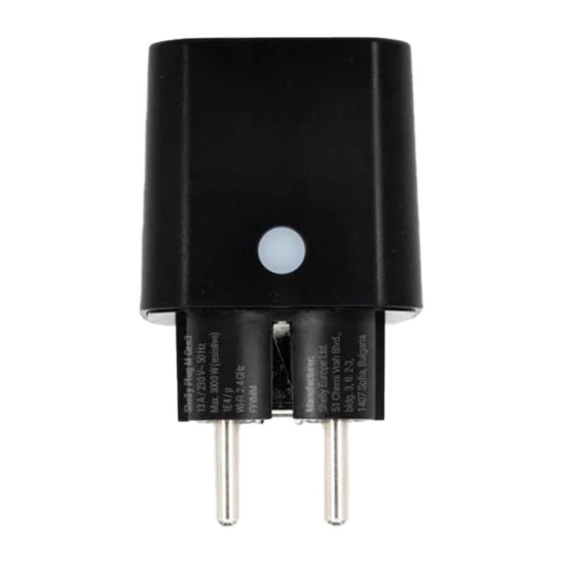 Smart Plug 13A Shelly Plug M Gen3 Matter black