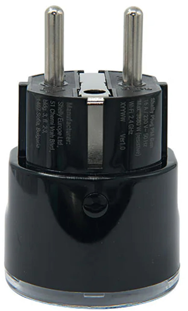 Smart Plug 13A Shelly Plug M Gen3 Matter black