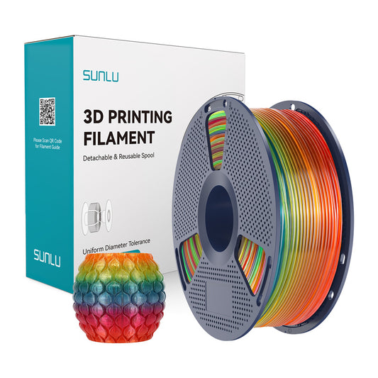 Sunlu Filament PLA Transparent Rainbow 01