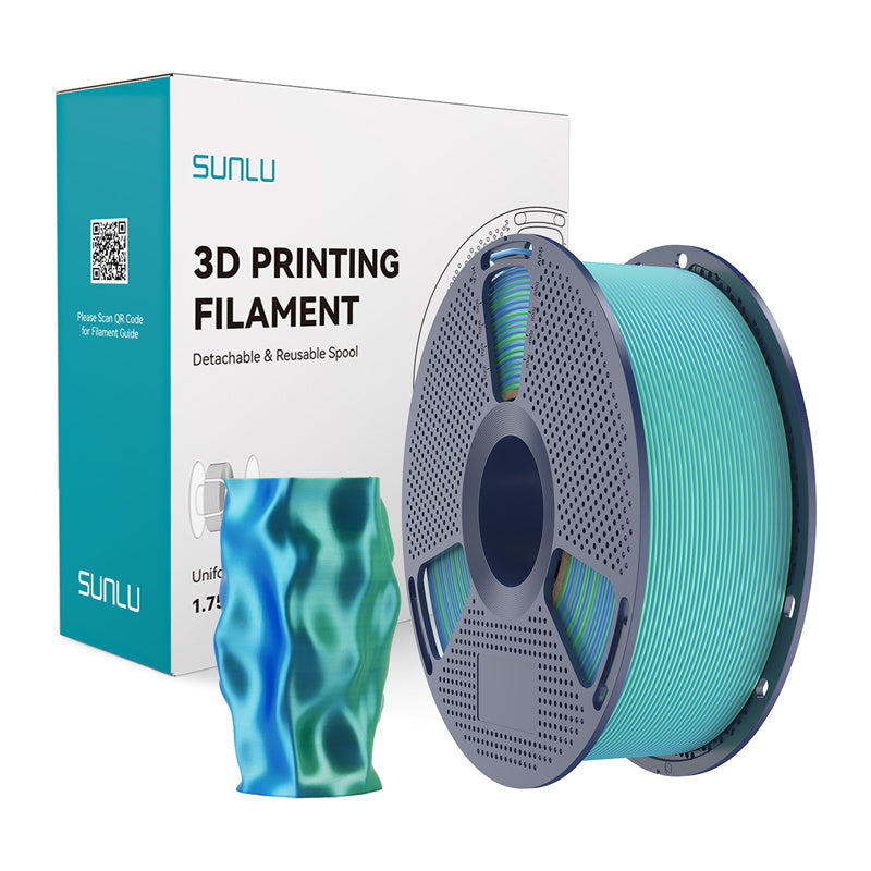 Sunlu Filament PLA+ Silk Dual Color Blue Green