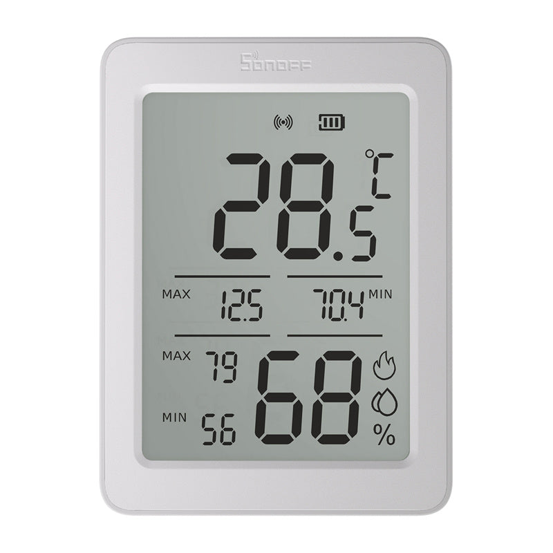 Temperature and Humidity Senso ZigBee LCD Sonoff AirGuard TH SNZB-02DR2