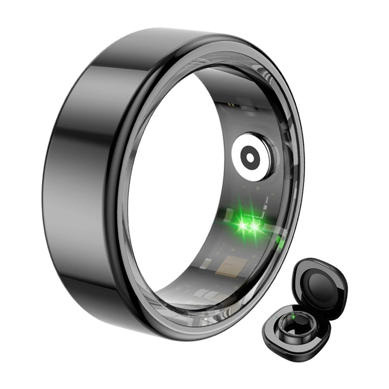 COLMI R02 Smart Ring Size 10 19.8mm (Black) + Charging Case
