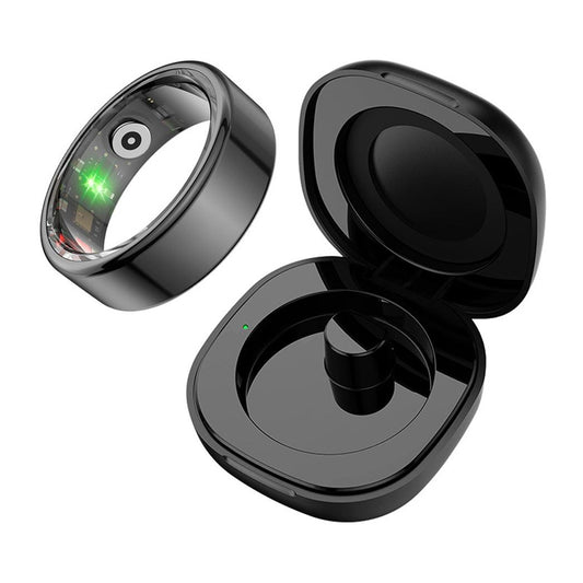 COLMI R02 Smart Ring Size 9 18.9mm (Black) + Charging Case