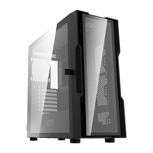 Darkflash DK431 Glass Black Computer Case (No Fans)