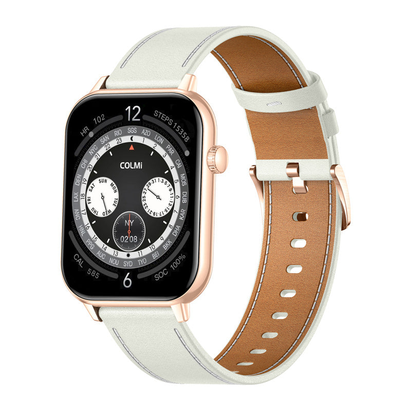 COLMI C28 Smartwatch Gold + white leather