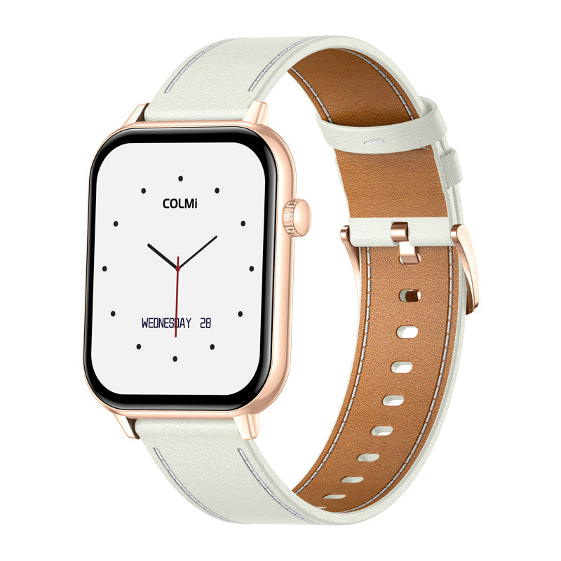 COLMI C28 Smartwatch Gold + white leather